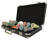 Mallette Poker - 300 jetons Céramique - coffret de poker de luxe cadeau bel objet - Rouge et Noir
