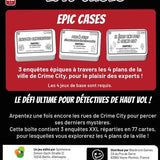 Micro Macro - Extension - Epic Cases - Jeu de plateau de stratégie coopératif - Rouge et Noir