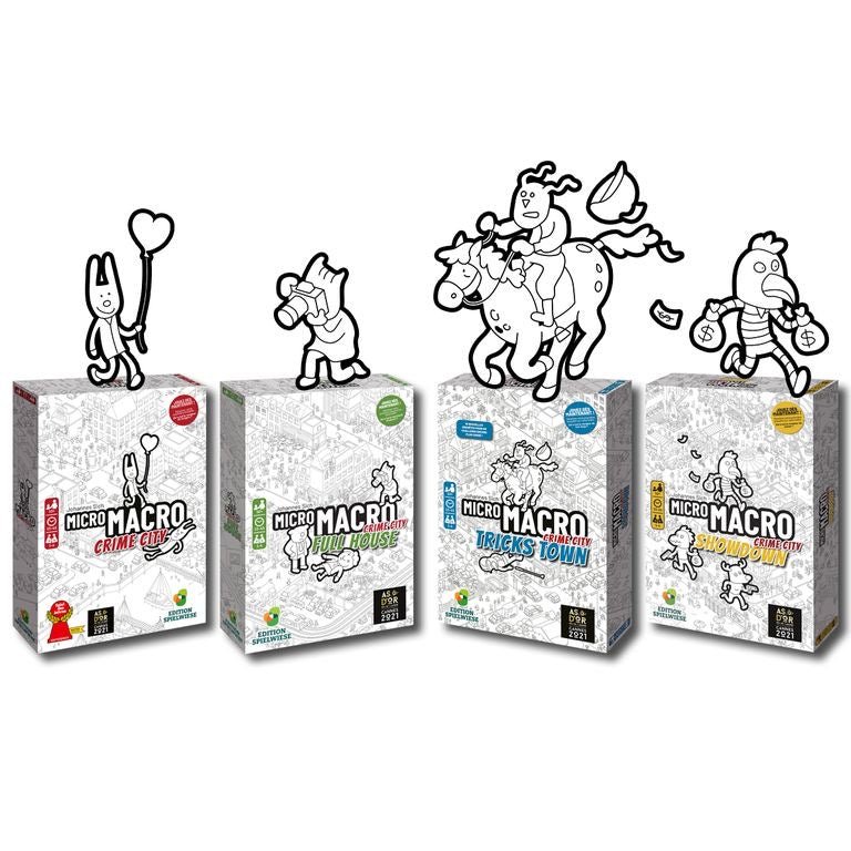 Micro Macro - Extension - Epic Cases - Jeu de plateau de stratégie coopératif - Rouge et Noir