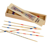 Mikado - Boite plumier PH - jeu d'adresse en bois - Rouge et Noir