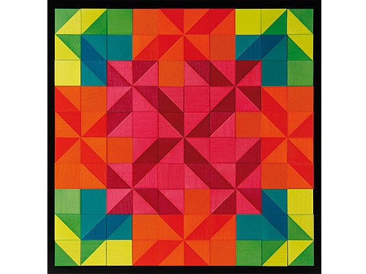 Mosaik 100 pcs - GM - Jeu de construction design cadeau bel objet - Rouge et Noir