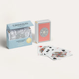 N°200 : Cartes à Jouer Grimaud 54 cartes - Nouvelle édition Luxe - Dos Bleu Dauphin - jeu de cartes coffret bridge à jouer coffret de cartes luxe - Rouge et Noir