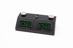 Pendule Echecs / Backgammon - Tactile - Noir LED Vert - accessoire d'échecs pendule d'échecs - Rouge et Noir