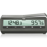 Pendule FIDE officielle - DGT 1500 - Grise - accessoire d'échecs pendule d'échecs - Rouge et Noir