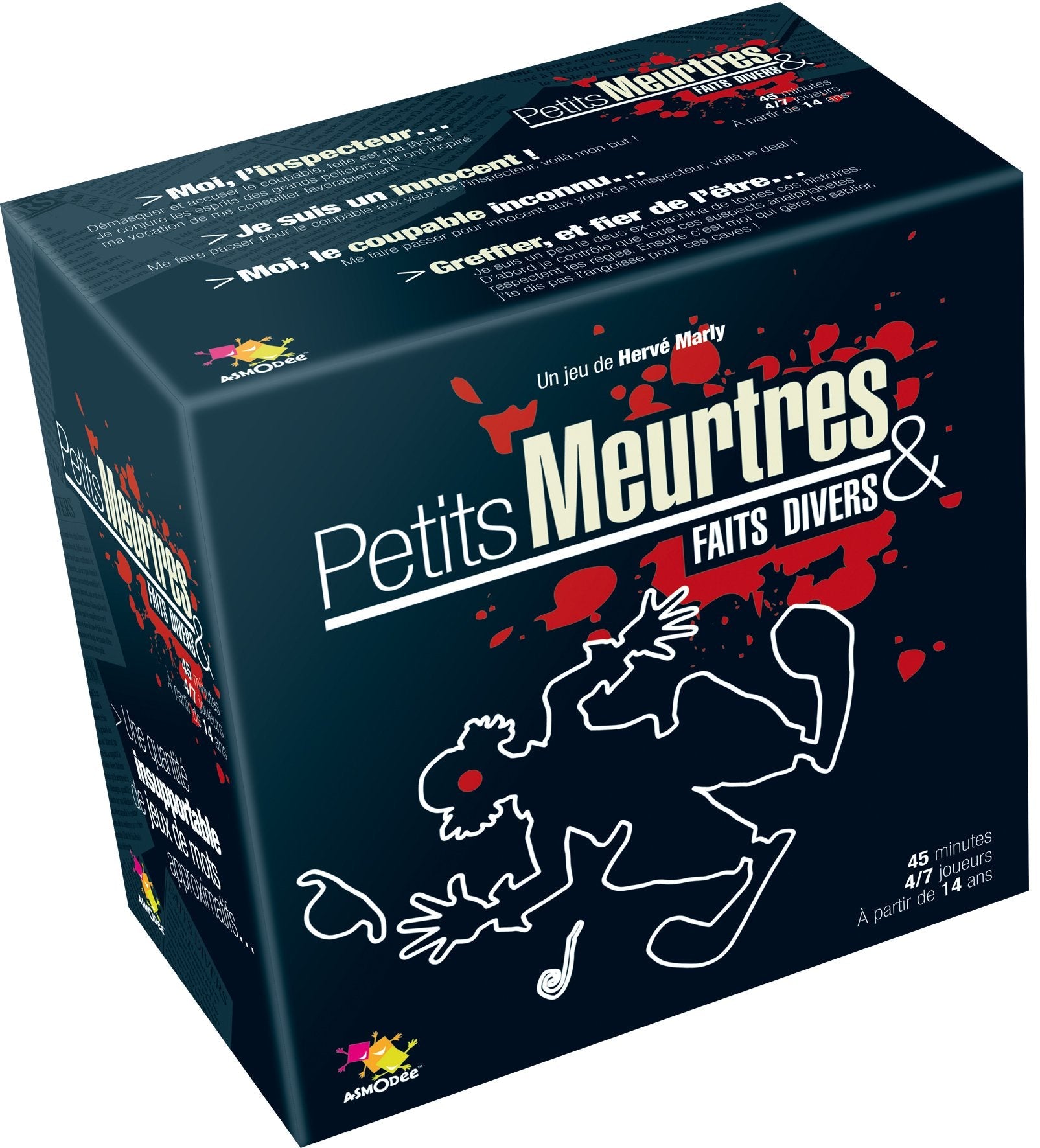 Petits Meurtres & Faits divers - Jeu de plateau de rôles enfants - Rouge et Noir
