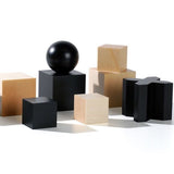 Pièces d'échecs du Bauhaus - jeu d'échecs pièces d'échecs décoratives - Rouge et Noir