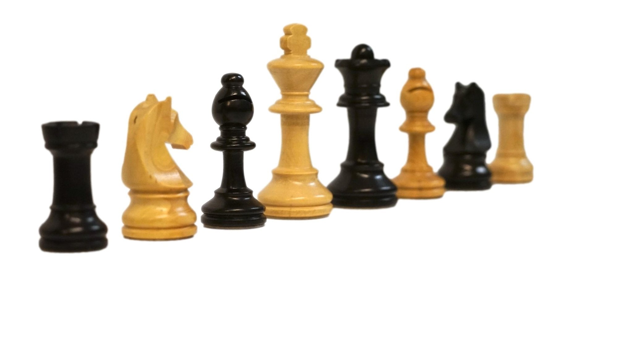 Pièces d'échecs en Buis CHAVET - Fabrication française - jeu d'échecs pièces d'échecs classiques - Rouge et Noir