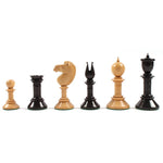 Pièces Northern Upright Buis - jeu d'échecs pièces d'échecs classiques figurines décoratives cadeau bel objet - Rouge et Noir