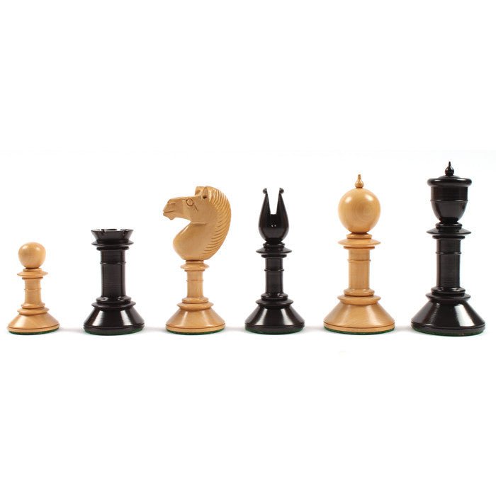Pièces Northern Upright Buis - jeu d'échecs pièces d'échecs classiques figurines décoratives cadeau bel objet - Rouge et Noir