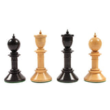 Pièces Northern Upright Buis - jeu d'échecs pièces d'échecs classiques figurines décoratives cadeau bel objet - Rouge et Noir