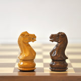 Pièces Ultime - Acacia / Taille 2 - jeu d'échecs pièces d'échecs classiques - Rouge et Noir