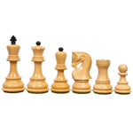 Pièces Zagreb - Design Slave - Noir - jeu d'échecs pièces d'échecs classiques et décoratives - Rouge et Noir