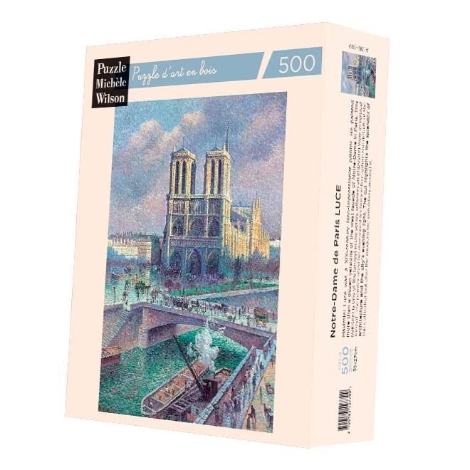 Puzzle Bois Michèle Wilson - 500 pièces - Notre - Dame de Paris - Luce - Puzzle en bois Michèle Wilson - Rouge et Noir