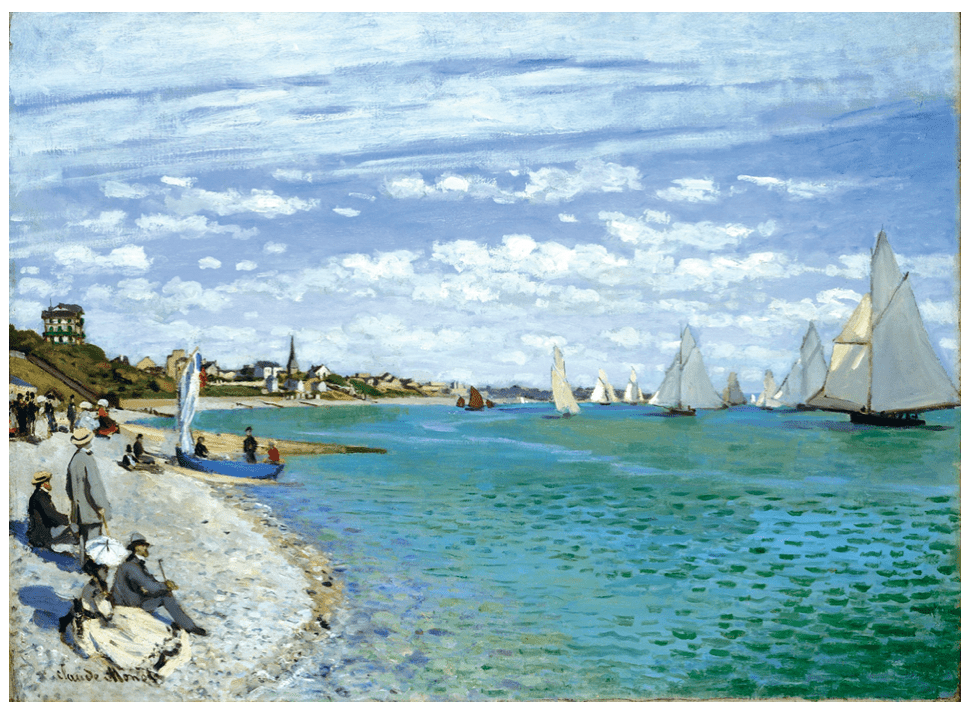 Puzzle Bois Michèle Wilson - 750 pièces - Régates à Sainte - Adresse - Monet - Puzzle en bois Michèle Wilson - Rouge et Noir