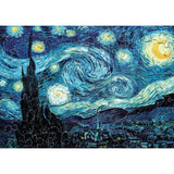 Puzzle Bois Michèle Wilson - 80 pièces - Nuit Etoilée - Van Gogh - Puzzle en bois Michèle Wilson - Rouge et Noir