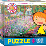 Puzzle Eurographics - 100 p - Le jardin de Monet - Monet - puzzle en carton enfant - Rouge et Noir