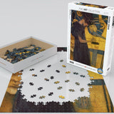 Puzzle Eurographics - 1000 p - La Musique - Gustav Klimt - Puzzle en carton - Rouge et Noir