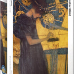 Puzzle Eurographics - 1000 p - La Musique - Gustav Klimt - Puzzle en carton - Rouge et Noir