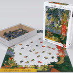 Puzzle Eurographics - 1000 p - La Orana Maria - Paul Gauguin - Puzzle en carton - Rouge et Noir