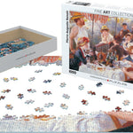 Puzzle Eurographics - 1000 p - Le Déjeuner - Pierre Auguste Renoir - Puzzle en carton - Rouge et Noir