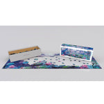 Puzzle Eurographics - 1000 p - panoramique - Les Nymphéas - Claude Monet - Puzzle en carton - Rouge et Noir