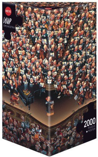 Puzzle Heye - 2000 p - Orchestre - Puzzle en carton autre - Rouge et Noir