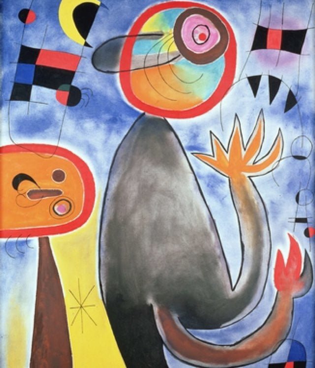 Puzzle MW - 12 p - Echelles en roue de feu - Miro - Puzzle en bois Michèle Wilson enfant solitaire - Rouge et Noir