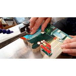 Puzzle MW - 150 p - Gaz - Hopper - Puzzle en bois Michèle Wilson - Rouge et Noir