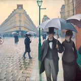 Puzzle MW - 150 pièces - Rue de Paris, temps de pluie - Caillebotte - Puzzle en bois Michèle Wilson - Rouge et Noir