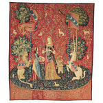 Puzzle MW - 80 p - La Dame à la licorne - Puzzle en bois Michèle Wilson - Rouge et Noir