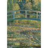 Puzzle Piatnik - 1000 p - Le Bassin aux nymphéas - Monet - Puzzle en carton - Rouge et Noir