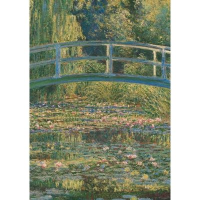 Puzzle Piatnik - 1000 p - Le Bassin aux nymphéas - Monet - Puzzle en carton - Rouge et Noir