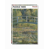 Puzzle Piatnik - 1000 p - Le Bassin aux nymphéas - Monet - Puzzle en carton - Rouge et Noir