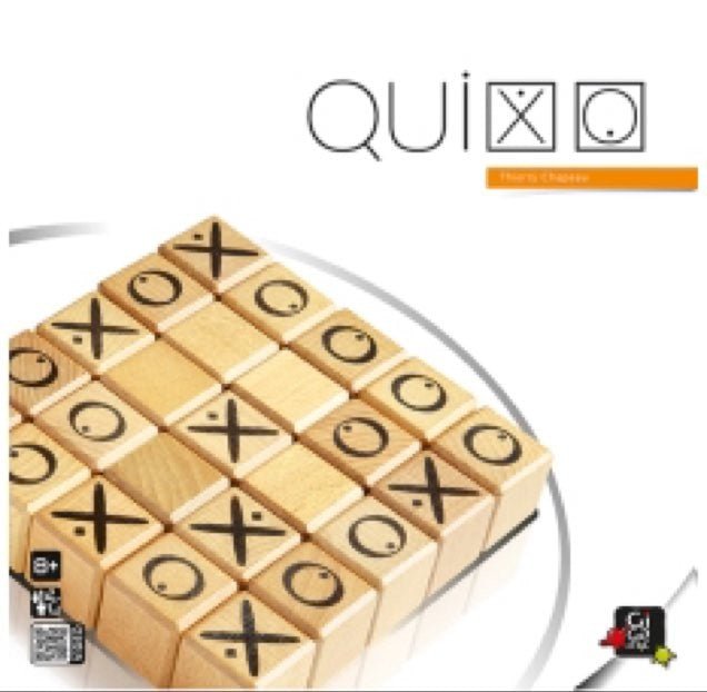Quixo voyage - jeu en bois de stratégie Jeu de Voyage cadeau adulte - Rouge et Noir