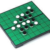 Reversi / Othello de voyage magnétique - 16,5 x 16,5 cm - Jeux de Voyage - Rouge et Noir