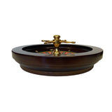 Roulette Romagnoli - Acajou - 60 cm - roulette simple en bois cadeau bel objet - Rouge et Noir