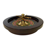 Roulette Romagnoli - Acajou - 60 cm - roulette simple en bois cadeau bel objet - Rouge et Noir