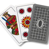 Scopa Bergamasche rouge - jeu de cartes de scopa - Rouge et Noir