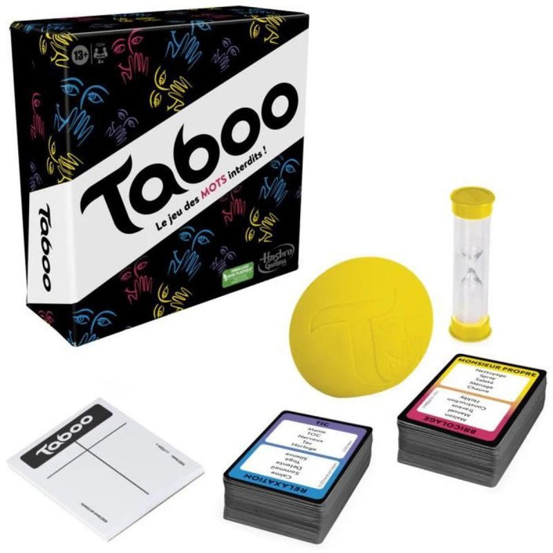 Taboo Edition 2023 - Jeu de plateau d'ambiance - Rouge et Noir