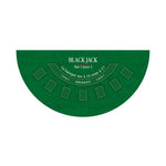 Tapis Black Jack Excellence - VERT 120 X 60 cm - tapis de black - jack - Rouge et Noir