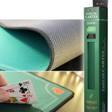 Tapis de belote - Néoprène - tapis de cartes - Rouge et Noir