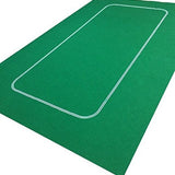 Tapis de Poker en feutre - tapis de poker - Rouge et Noir