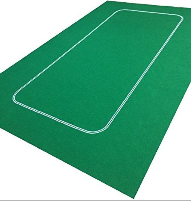 Tapis de Poker en feutre - tapis de poker - Rouge et Noir