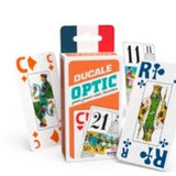 Tarot Optic - jeu de cartes jeu de tarots à jouer - Rouge et Noir