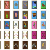 Tarot Persan de Mme Indira - Divination - Esotérisme - Rouge et Noir