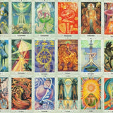 Tarot Toth Aleister Crowley - jeu divinatoire - Rouge et Noir
