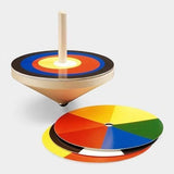 Toupie du bauhaus - toupies jeu design - Rouge et Noir