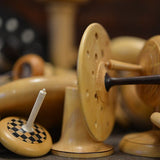 Toupie Turbine - Toupies cadeau bel objet - Rouge et Noir