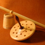 Toupie Turbine - Toupies cadeau bel objet - Rouge et Noir