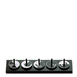 Toupies - Encrier op - tric - toupies jeu design - Rouge et Noir